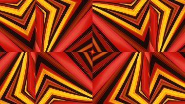 Güzel elementleri olan kaleydoskop tasarımcısı. Yeni eğilimler.