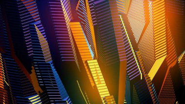 Renk aksanlı güzel geometrik soyut arkaplan.