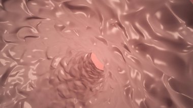 Güzel, parlak bir madde. Üç boyutlu illüstrasyon. Tasarımcının arkaplanı.