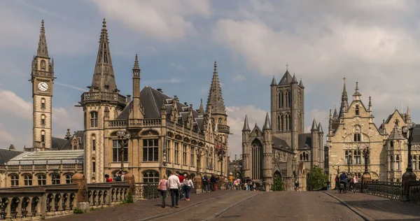 Gent Belçika Haziran 2019 Belçika Nın Ünlü Tarihi Kenti Gent — Stok fotoğraf