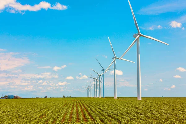 美国农村的清洁能源 — 图库照片