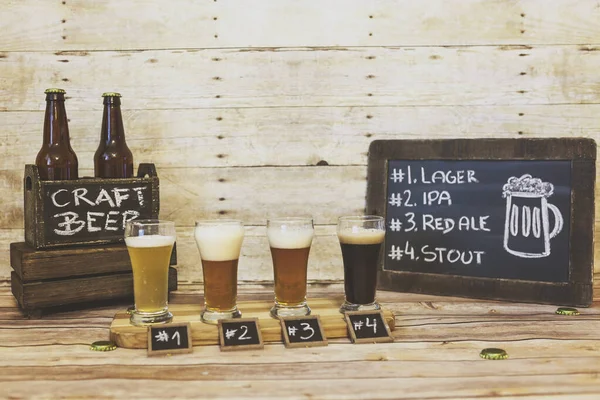 Beer Flight Brewery — Fotografia de Stock