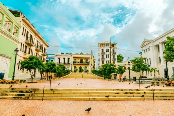 Céu Chuvoso San Juan — Fotografia de Stock