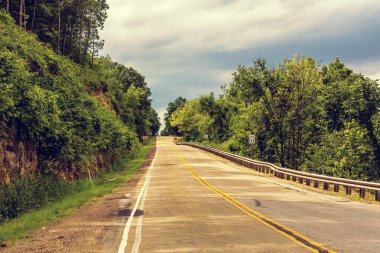 Manzaralı yaz zamanında Country Road
