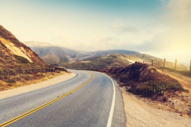 Kaliforniya 'da Boş HWY Bir