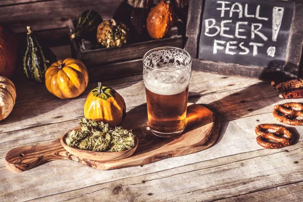 Craft Beer Flight Halloween Saison — Stockfoto