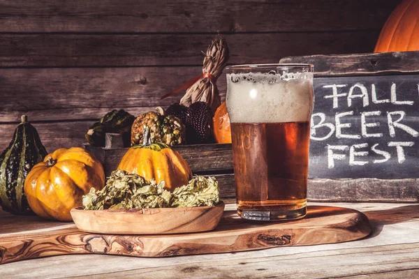 Volo Della Birra Artigianale Stagione Halloween — Foto Stock