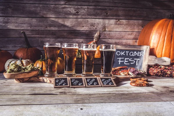 Craft Bira Uçuşu Cadılar Bayramı Sezonu — Stok fotoğraf