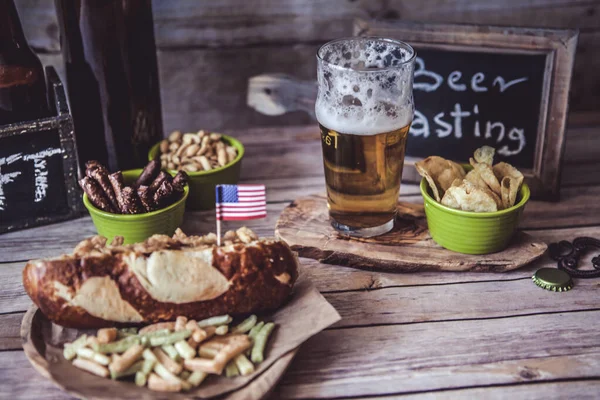 Degustação Cerveja American Craft Beer — Fotografia de Stock