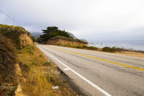 Leere California Road Highway One — Stockfoto