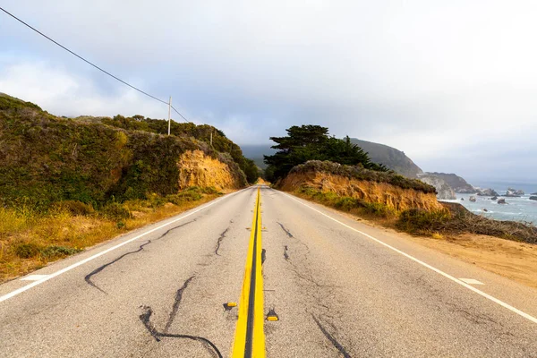 Vuoto California Road Hwy One — Foto Stock