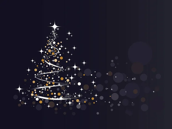 Parlaklık, Noel ağacı geçmişi. Vektör İllüstrasyonu