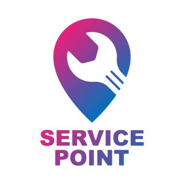 Otomatik, Pin, araba noktası, harita noktası, otomotiv Logo tasarım şablonu