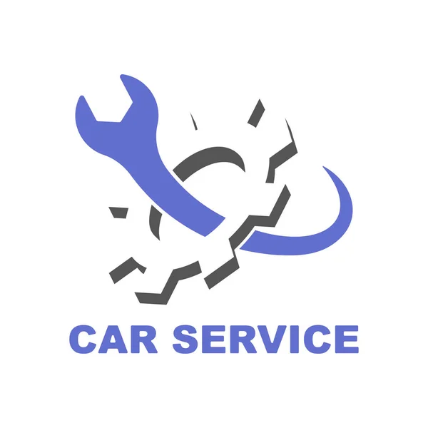 Símbolo de símbolo de serviço de carro — Vetor de Stock