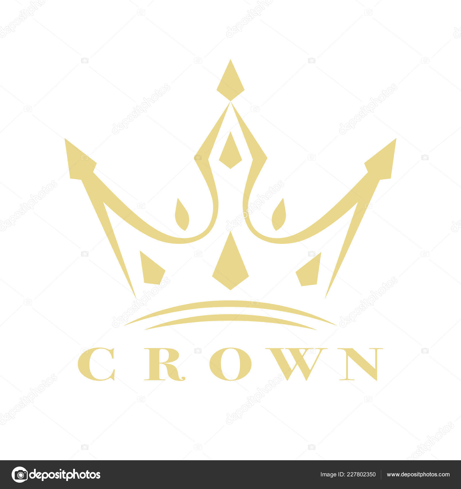 Download Vector: geometric crown | Vintage Crown Logo Royal King ...