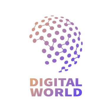 Genel ağ bağlantısı, iş kavramı. Vektörel Illustrator. EPS 10