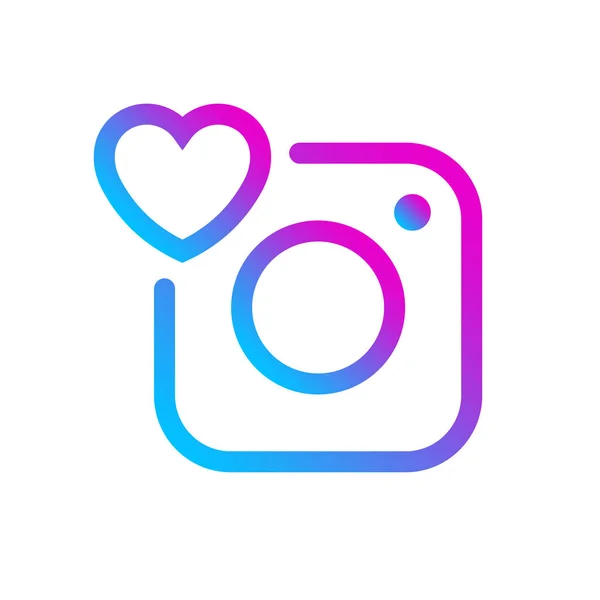 Réseaux sociaux icône commentaire étiquette dégradé couleur Instagram. Insta bouton Commentaire, symbole, ui, signe, logo. Signe de message, symbole de poste. Illustration vectorielle. SPE 10 — Image vectorielle