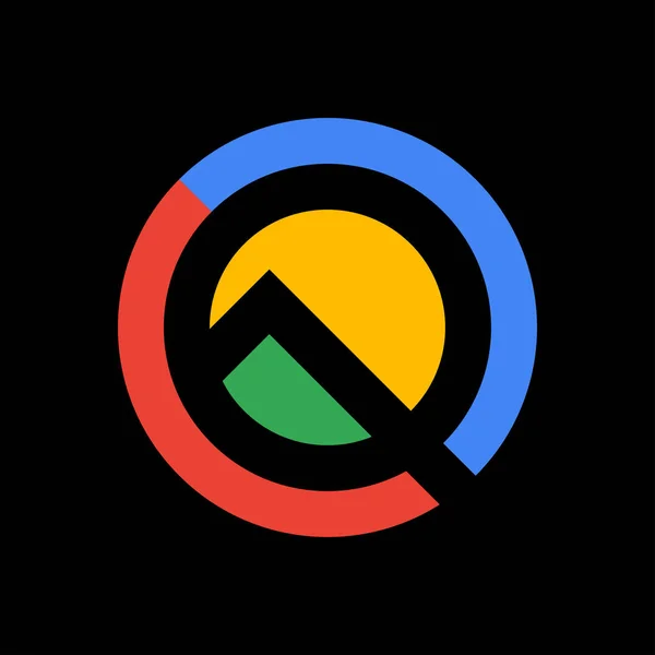 Litera Q logo ikona szablonu elementów projektu. Kolor gradientu. EPS 10 — Wektor stockowy