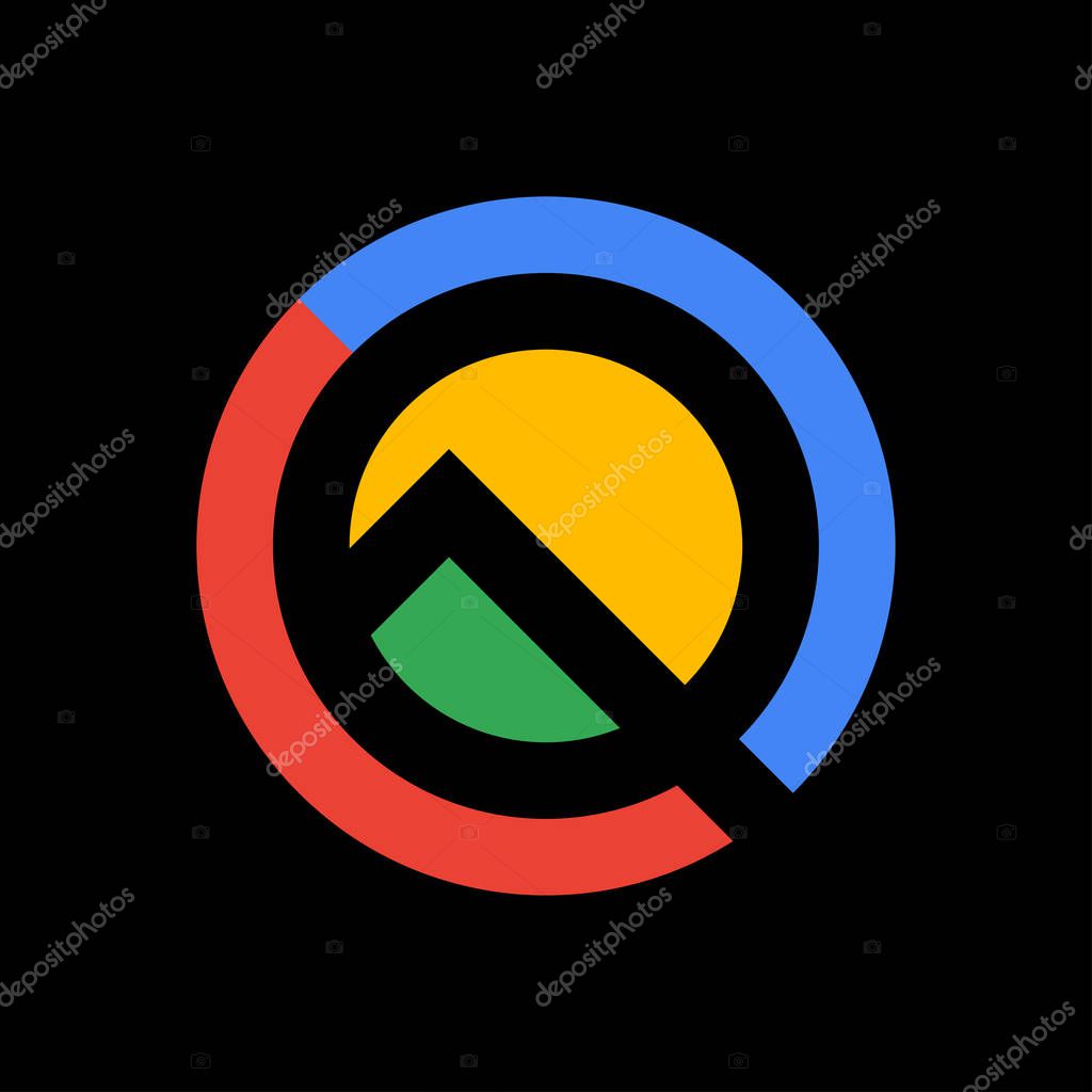 Letter Q logo icon design template elements. Gradient color. EPS 10