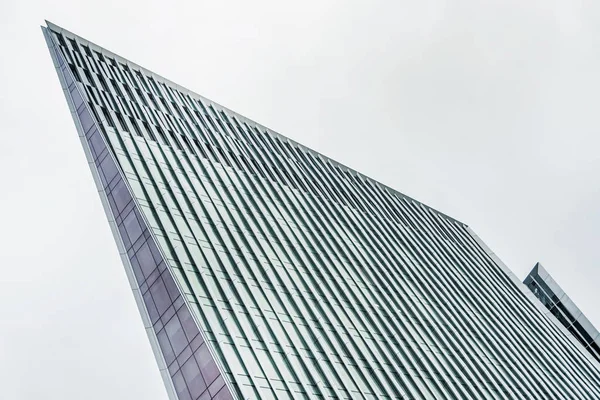 Modern financial futuristic office tower buiilding