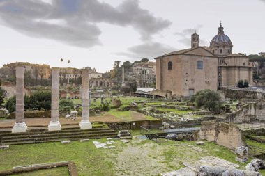 Traian Forum kalıntıları Roma