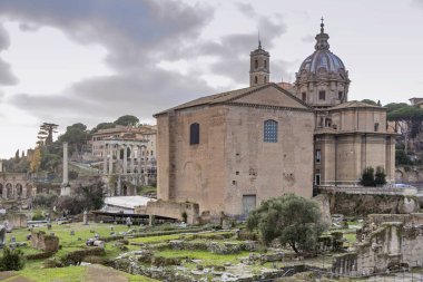 Traian Forum kalıntıları Roma