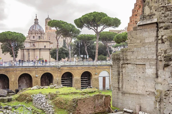 Ruinas del Foro Traian en Roma — Foto de Stock