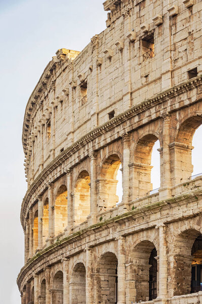 Colosseum stadium ancient historic building in Rome