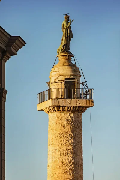 Traian säule denkmal in rom — Stockfoto