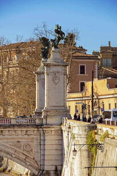 Puente Vittorio Emanuele en Roma —  Fotos de Stock