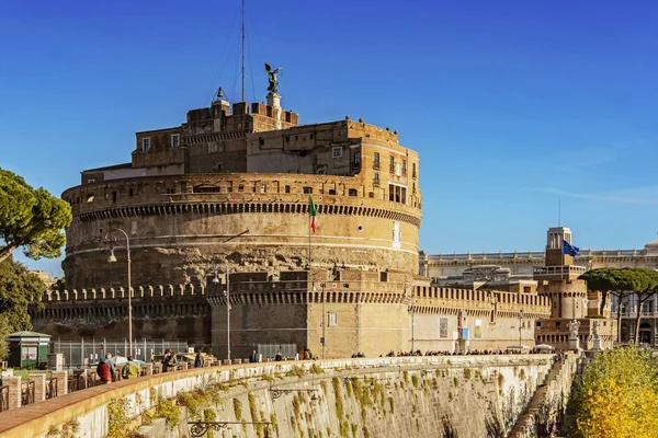 Castillo de San Ángel en Roma — Foto de Stock