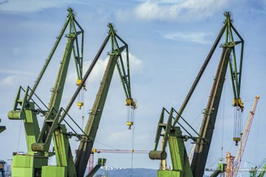 Gdansk Tersane rıhtım liman taşıma vinç