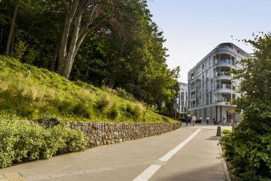 Gdynia modern endüstriyel bina mimarisi