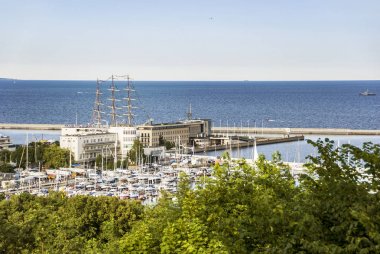 Gdynia modern endüstriyel bina mimarisi