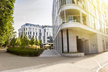 Gdynia modern endüstriyel bina mimarisi