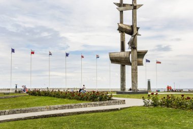 Heykel heykelli liman iskelesi