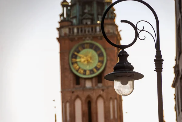 Башня Главного зала города Гданьска — стоковое фото