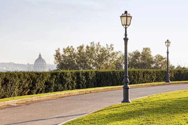 Saint Peter Basilica Panorama i Vatikanen Rom — Stockfoto