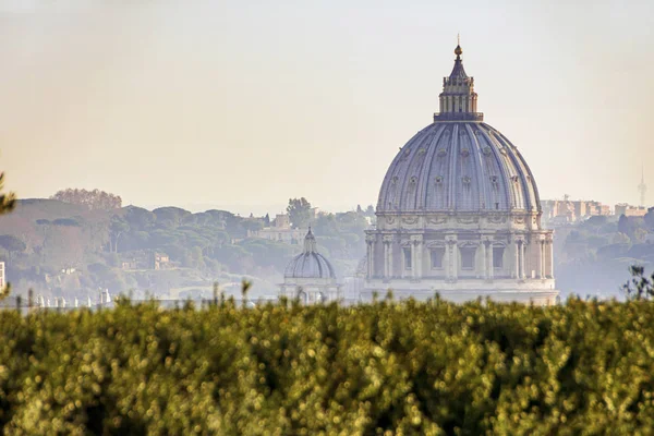 Basilica di San Pietro panorama in Vaticano Roma — Foto Stock