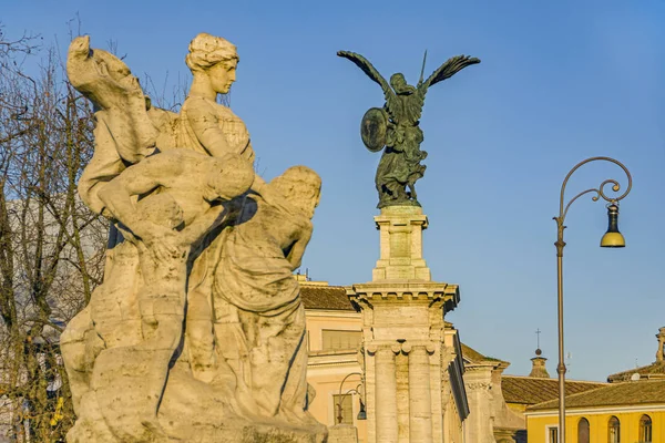 Puente Vittorio Emanuele en Roma — Foto de Stock