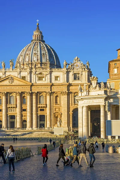 Saint Peter baziliky v Římě, Vatikánu — Stock fotografie