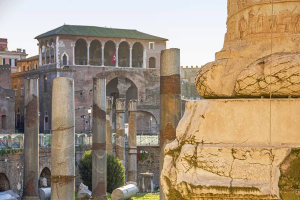 Detalle columna Traian en Roma — Foto de Stock