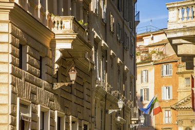 Roma'da eski sokak fener