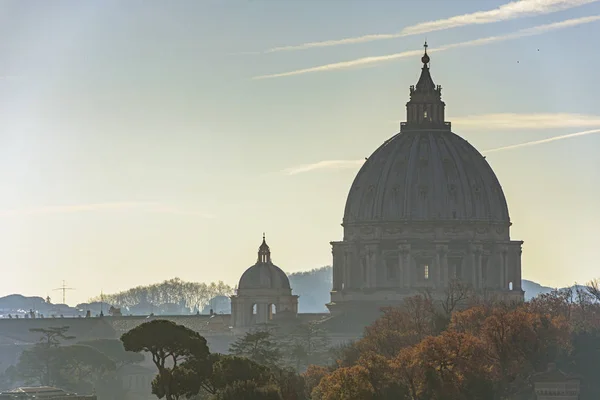 Basilica di San Pietro panorama in Vaticano Roma — Foto Stock