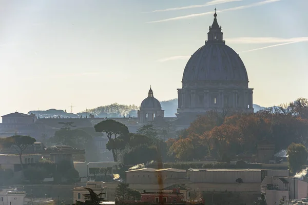 Basilica di San Pietro panorama in Vaticano Roma — Foto Stock