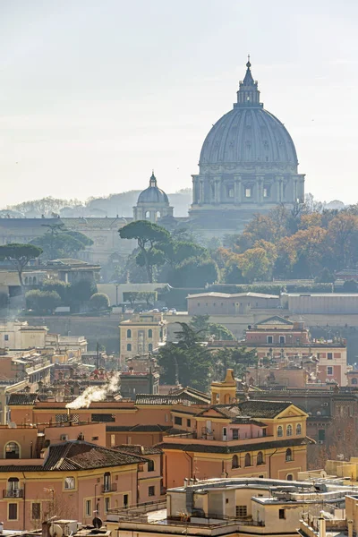 Saint Peter Basilica panorama in Vatican Rome — Stock Photo, Image