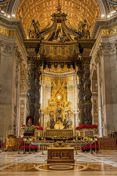 Saint Peter Basilica i Vatikanen Rom — Stockfoto