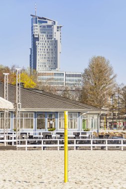 Gdynia modern endüstriyel bina mimarisi