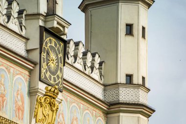 Poznan'da tarihi belediye binası mimarisi