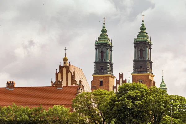 Poznan'daki Tarihi Bazilikası Peter ve Paul kilisesi — Stok fotoğraf